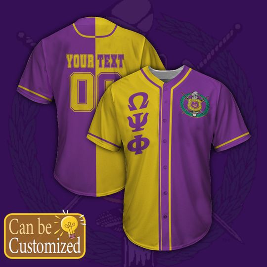 18 Omega Psi Phi Personalized Baseball Jersey shirt 1