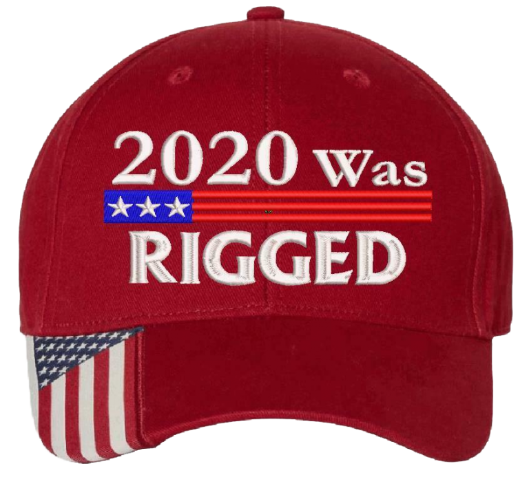 2020 was rigged cap hat 3