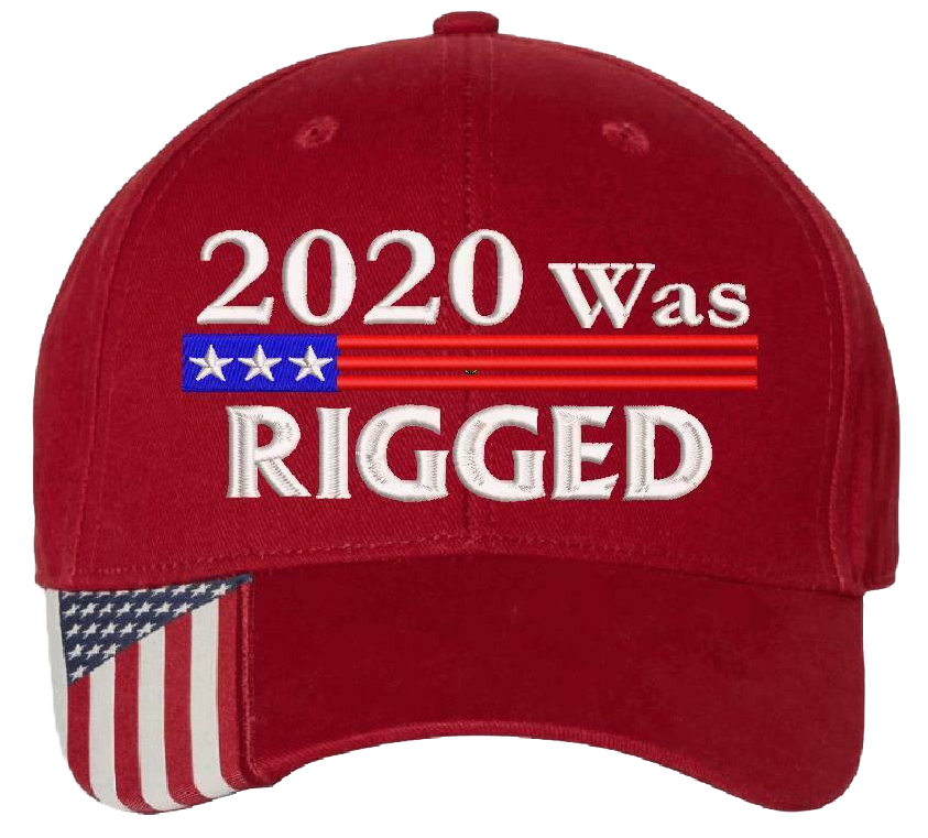 2020 was rigged cap hat 3