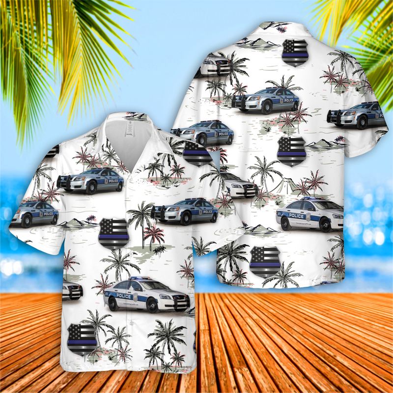 21 Police Hawaiian Shirt And Short 1