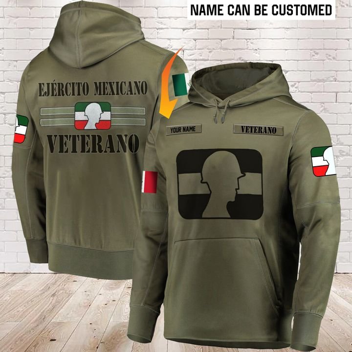 25 Ejercito Mexicano Veterano all over print 3d Hoodie 1