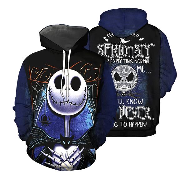 27 Jack Skellington People Should Seriously Stop Expecting Normal From Me 3d over print hoodie shirt 2