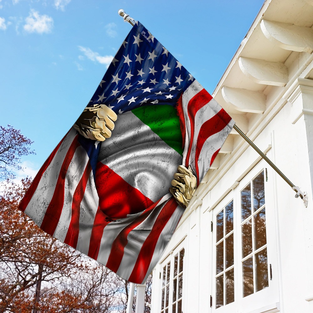 Italian American Flag 1