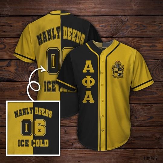 31 Alpha Phi Alpha Baseball Jersey shirt 1 1