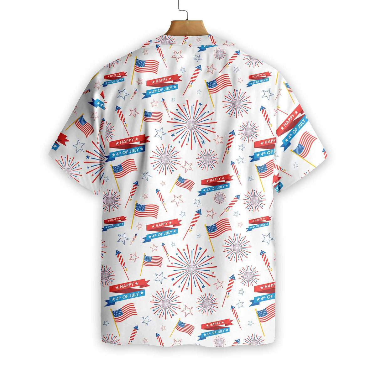 4th Of July US Pattern Hawaiian Shirt 1