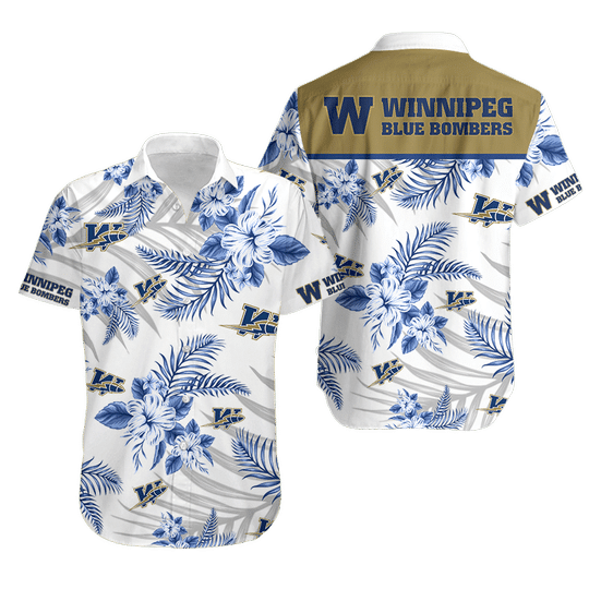9 Winnipeg Blue Bombers Hawaiian Shirt 1