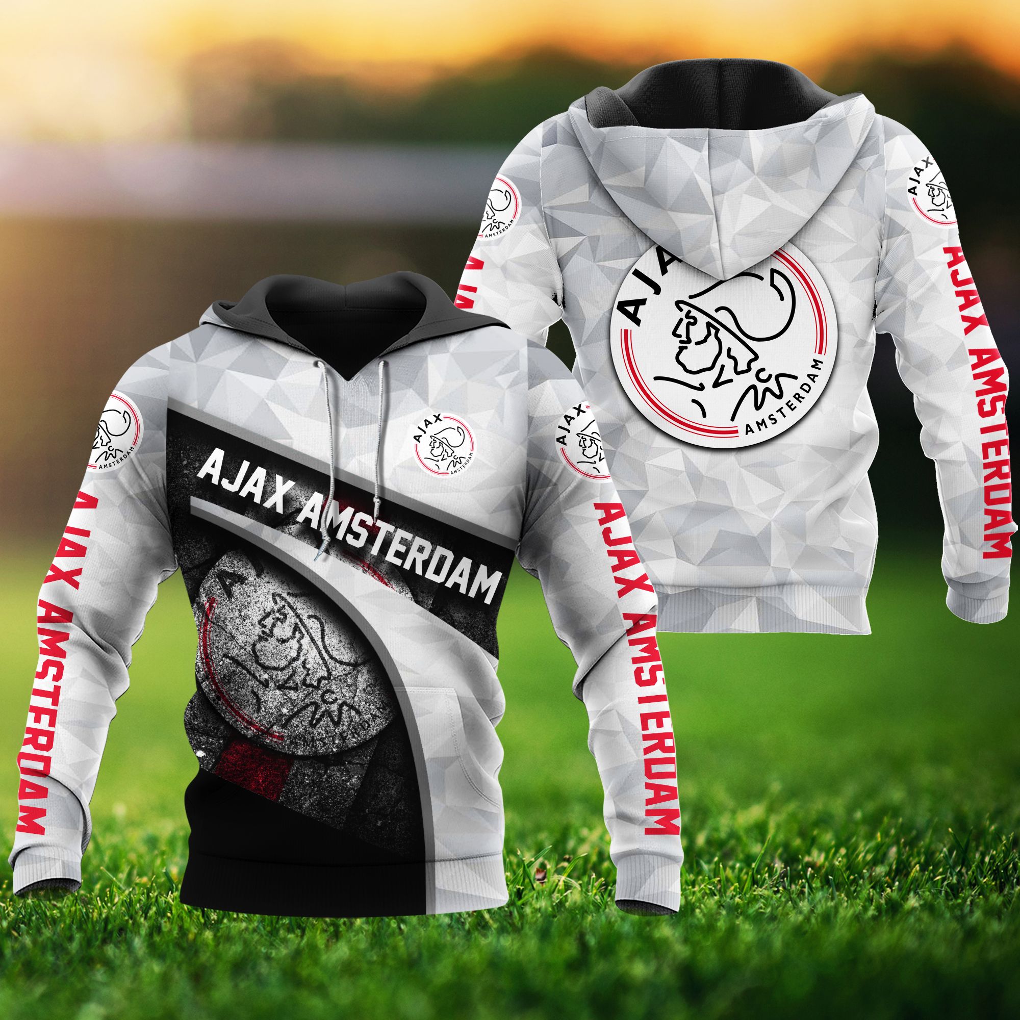 Ajax Amsterdam 3d all over print hoodie 3