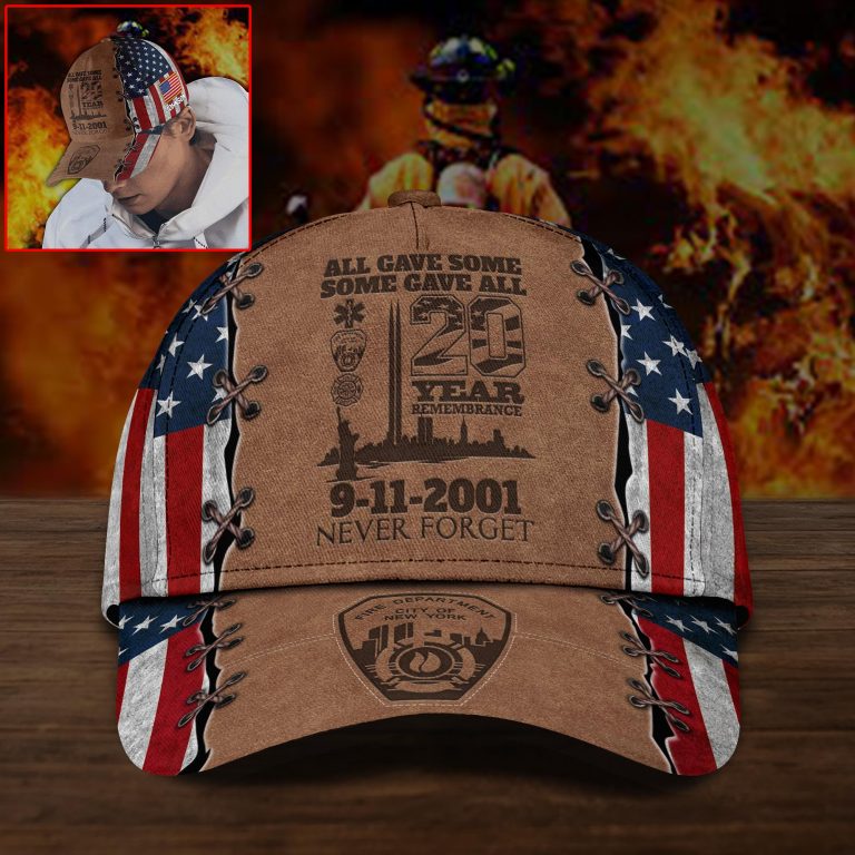 All Gave Some Some Gave All 20 Year 9 11 Memorial custom name cap
