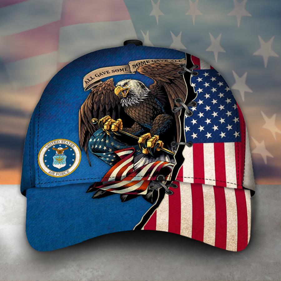 US Air force All gave some some gave all eagle cap