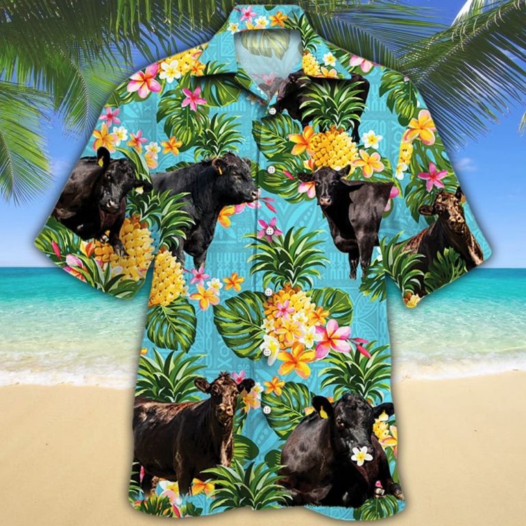 Angus Cattle hawaiian shirt 3