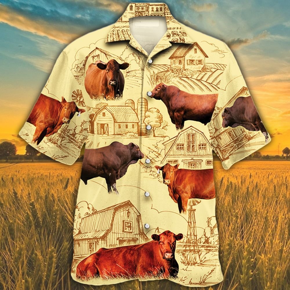 Angus Cattle hawaiian shirt 5