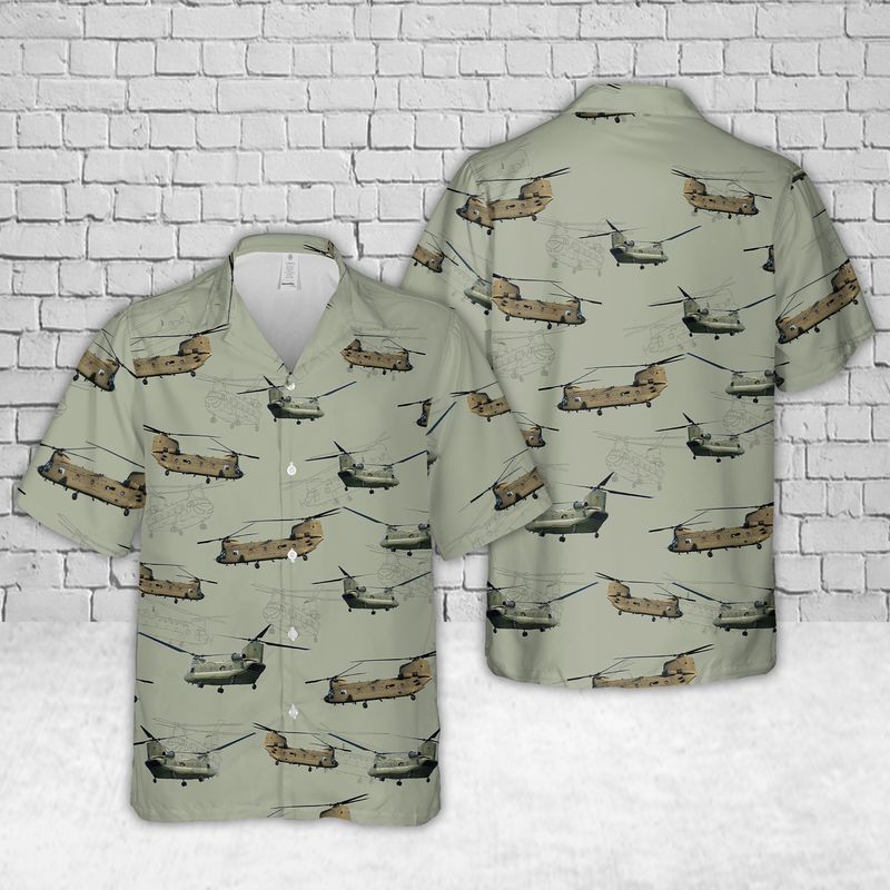 Army Boeing Chinook Hawaiian Shirt and Short1