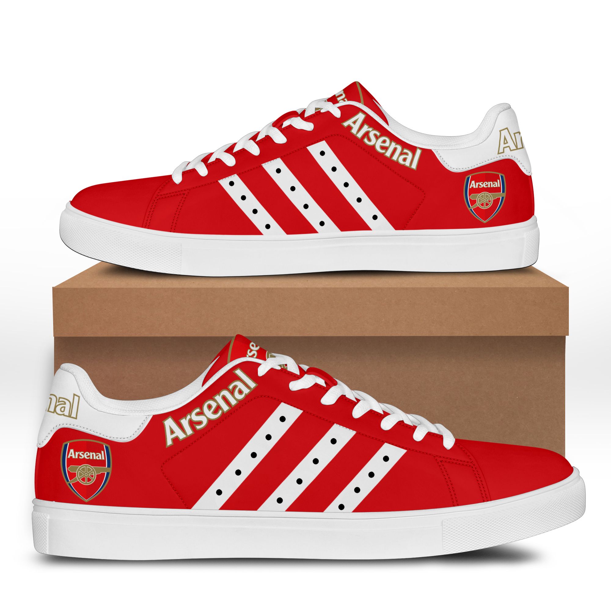 Arsenal stan smith low top shoes 3.3