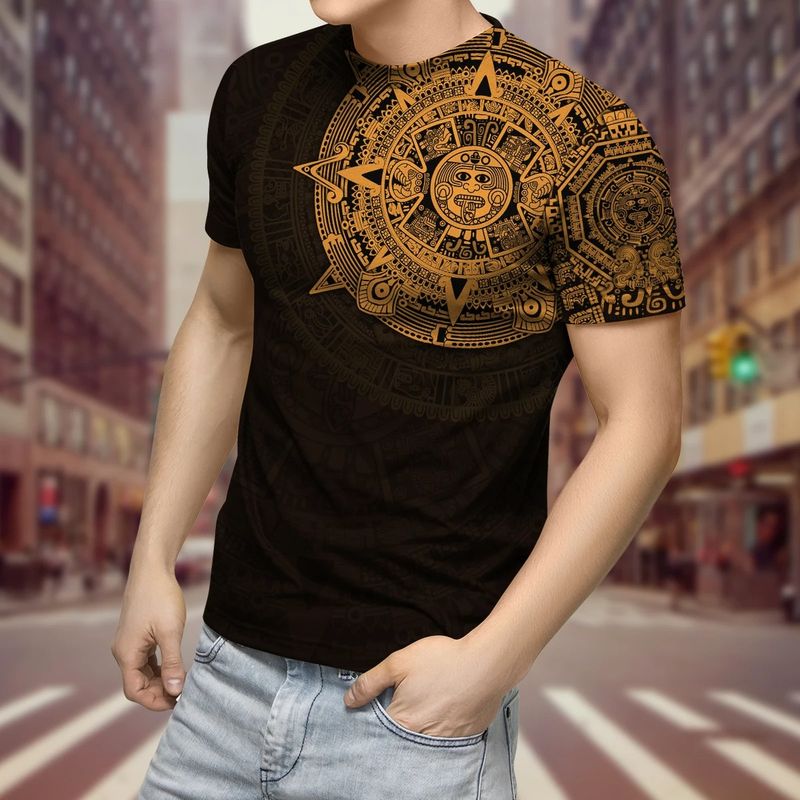 Aztec Mexico 3D over print hoodie and shirt1