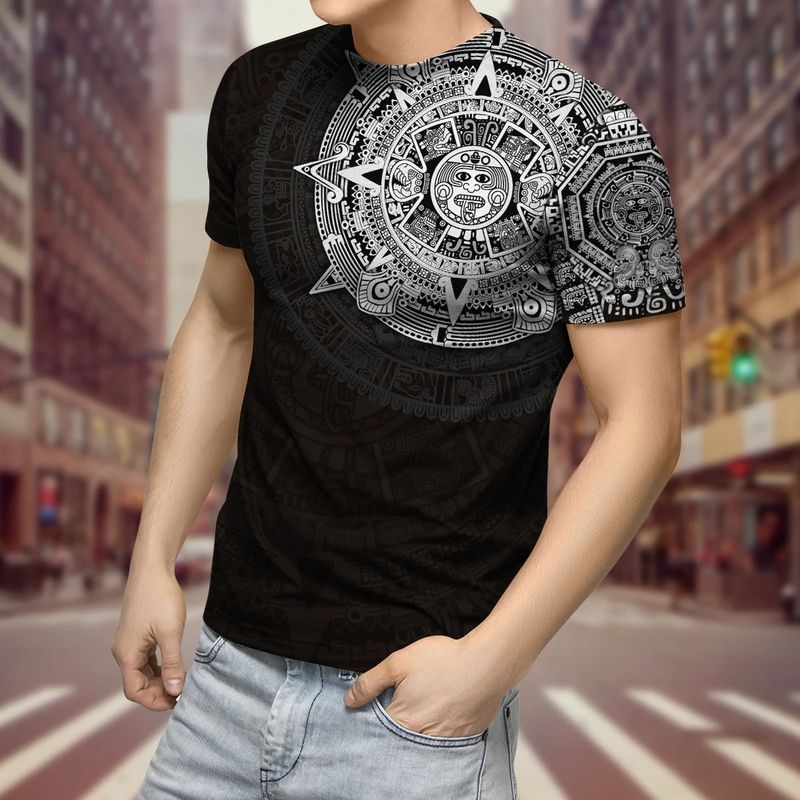 Aztec Mexico 3D over print hoodie and shirt4