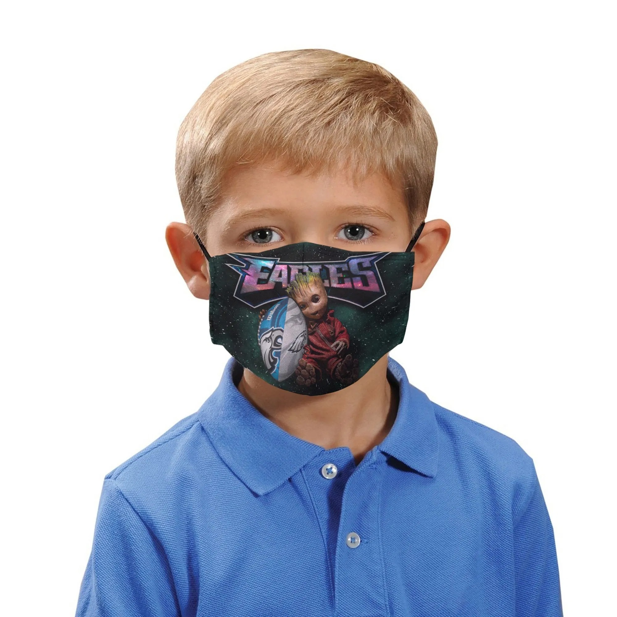 Baby Groot Philadelphia Eagles Face Masks