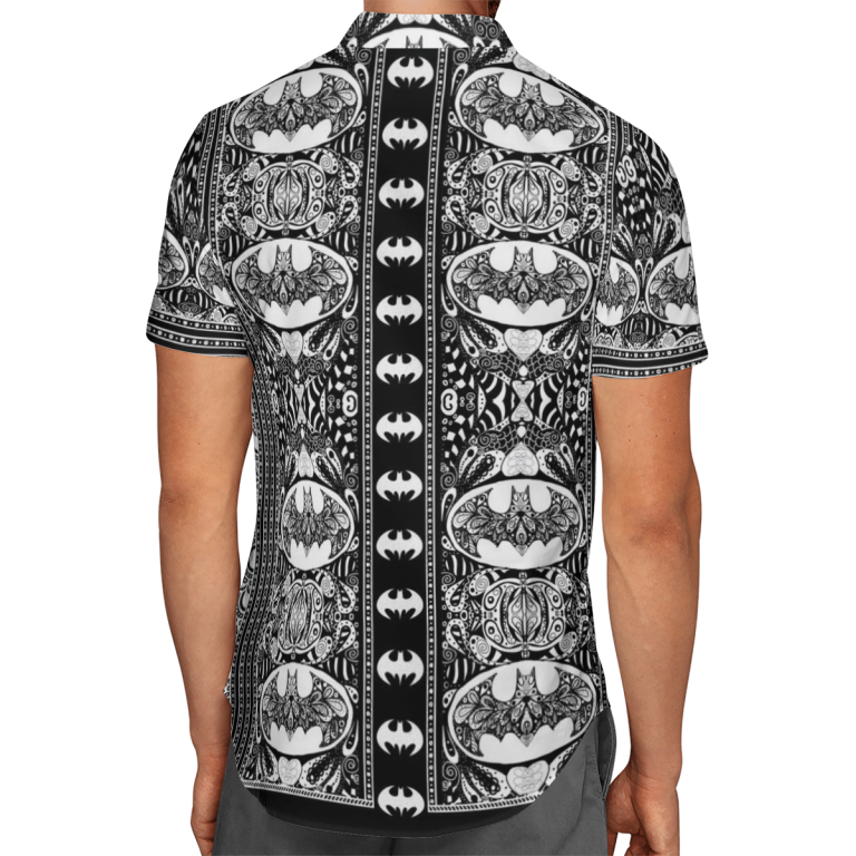 Batman Pattern hawaiian shirt 2