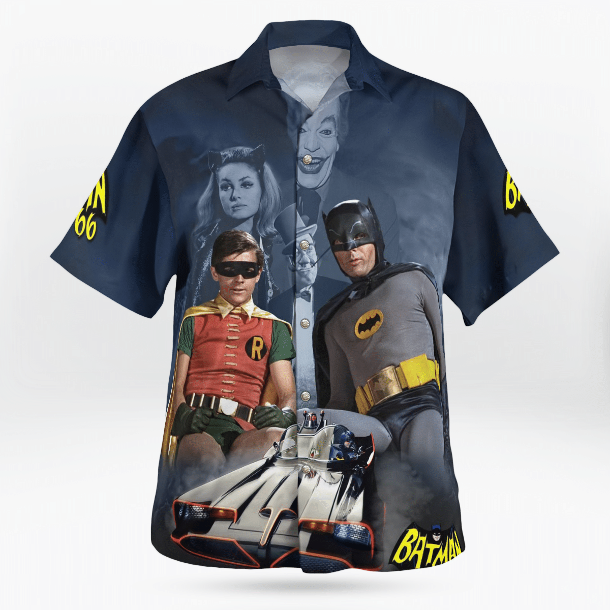 Batman and Robin Hawaiian shirt 1