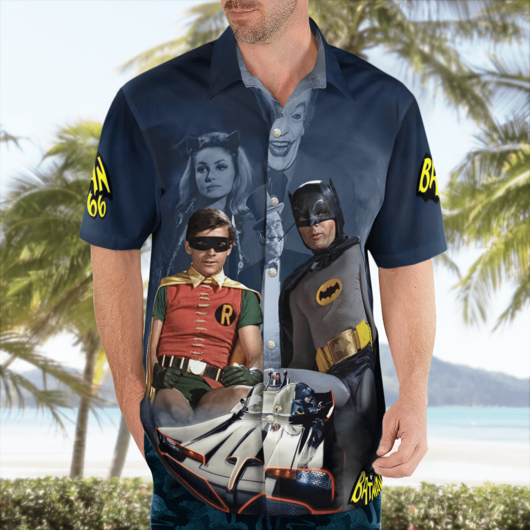 Batman and Robin Hawaiian shirt 2