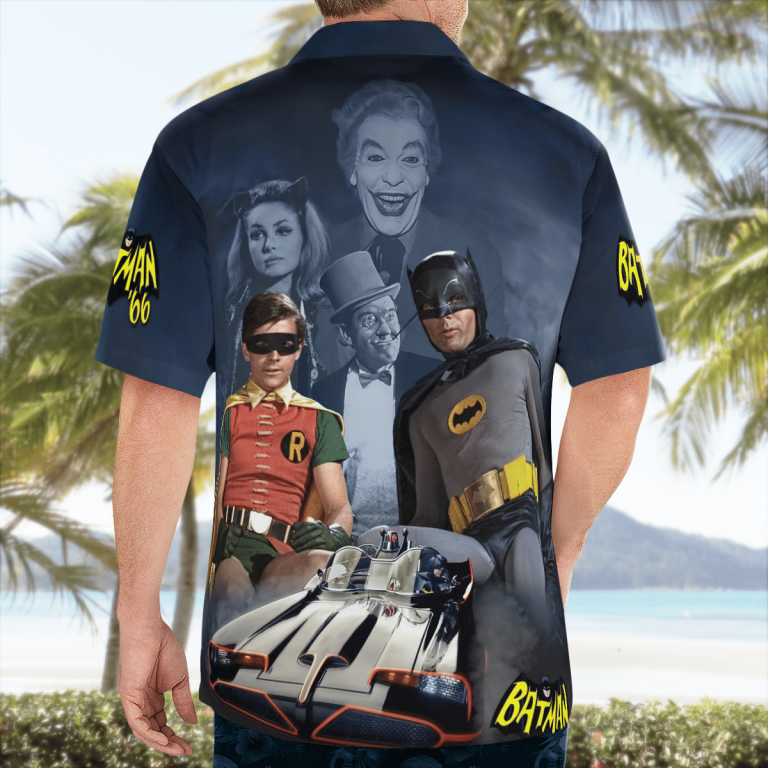 Batman and Robin Hawaiian shirt 3