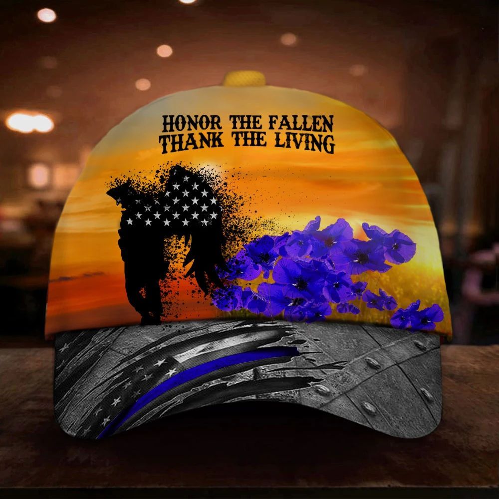 Police Honor The Fallen Thank The Living Cap