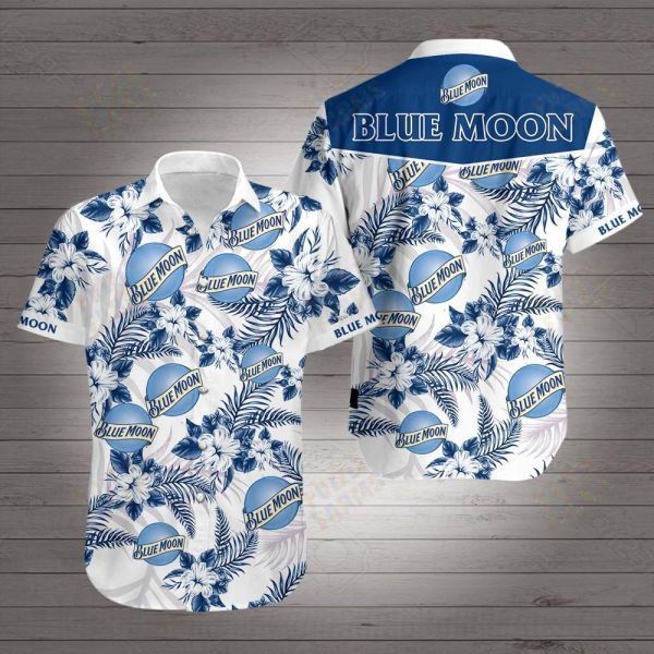 Blue moon hawaiian shirt as