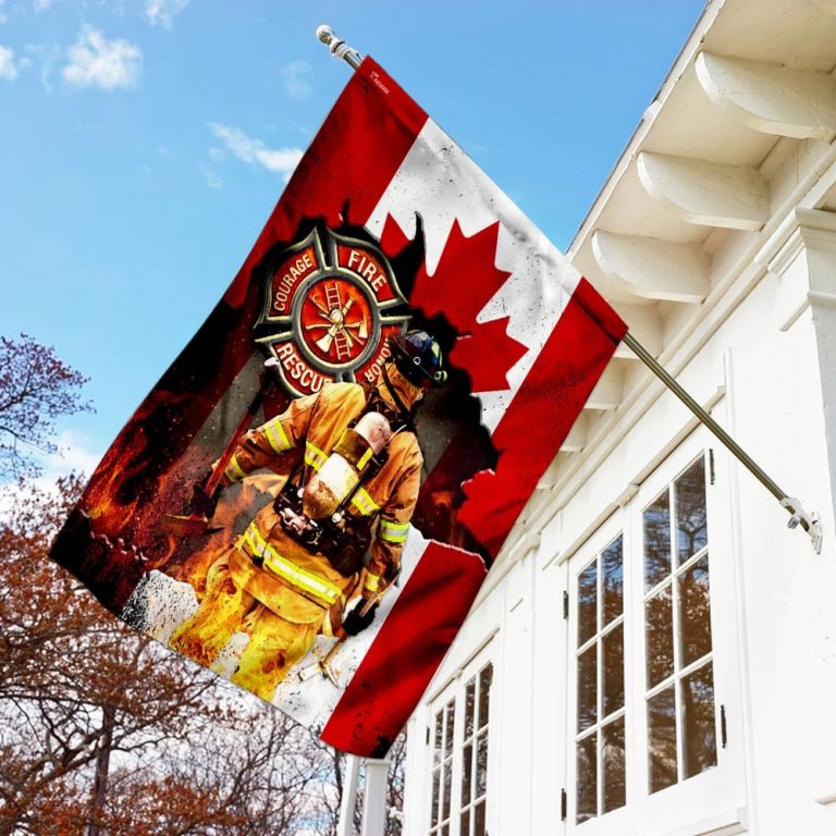 Canadian Firefighter Flag 1