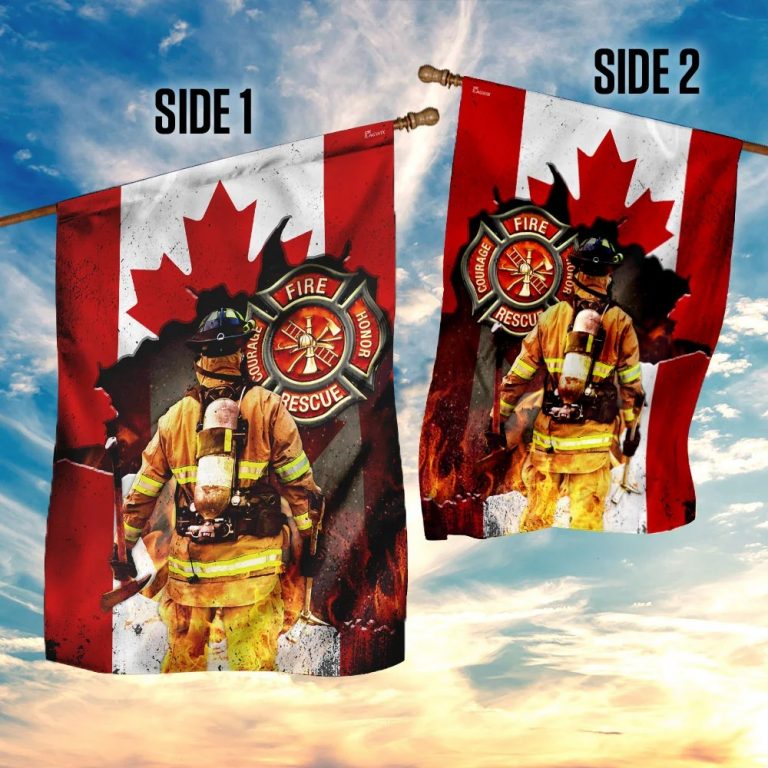 Canadian Firefighter Flag 4