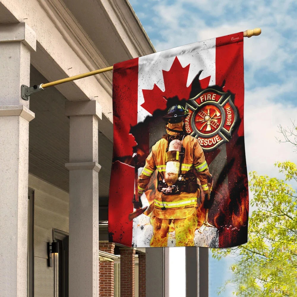Canadian Firefighter Flag