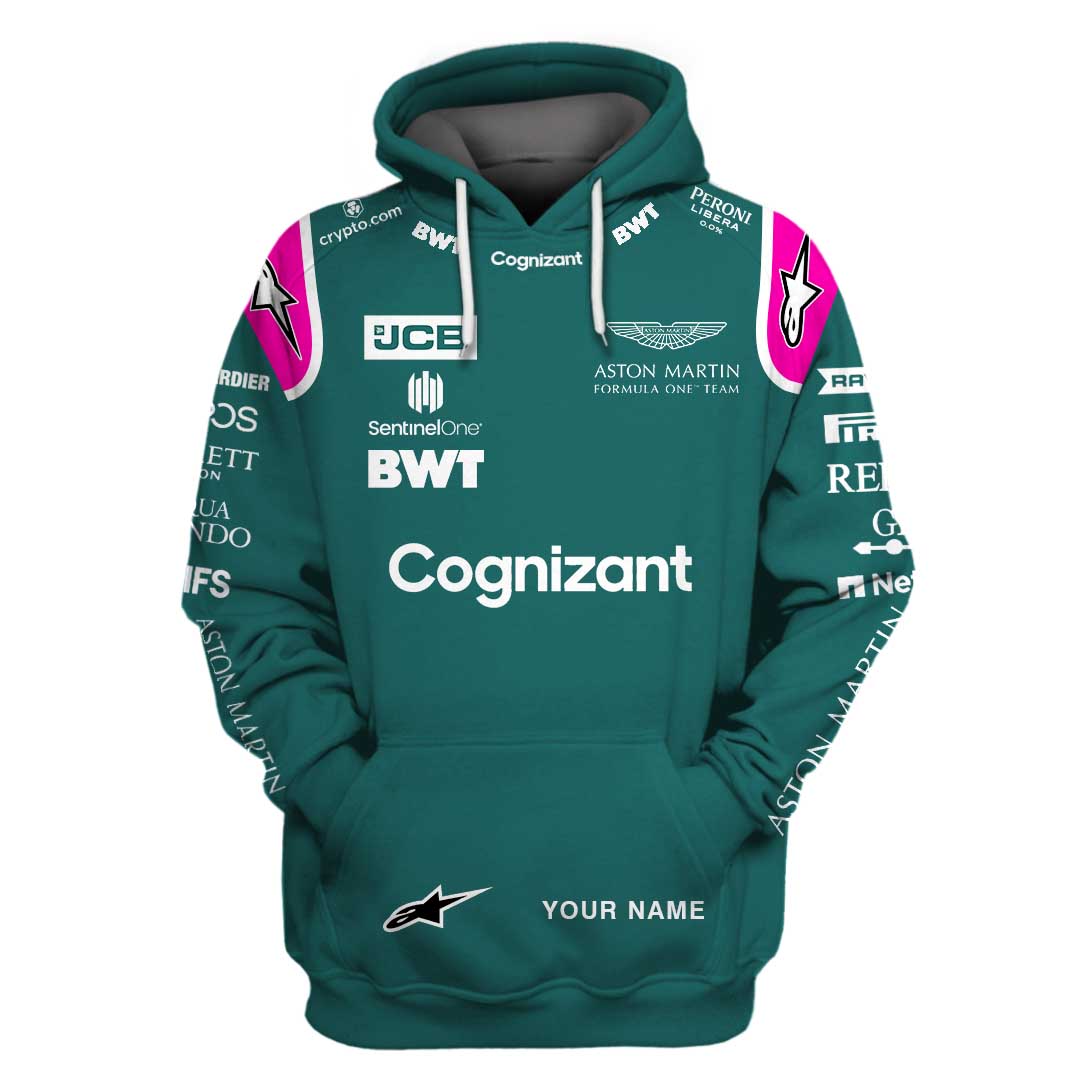 Cognizant F1 racing custom name 3d hoodie and shirt