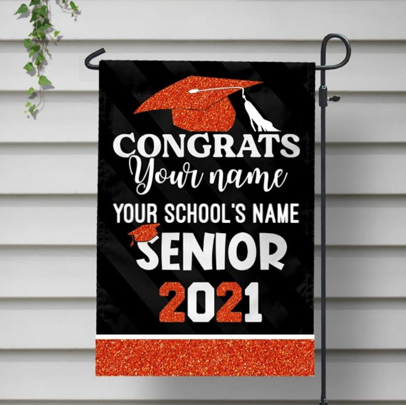Congrats senior 2021 custom name and school name flag3