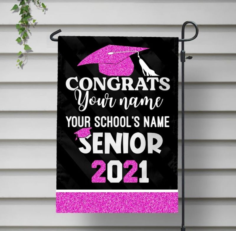 Congrats senior 2021 custom name and school name flag4