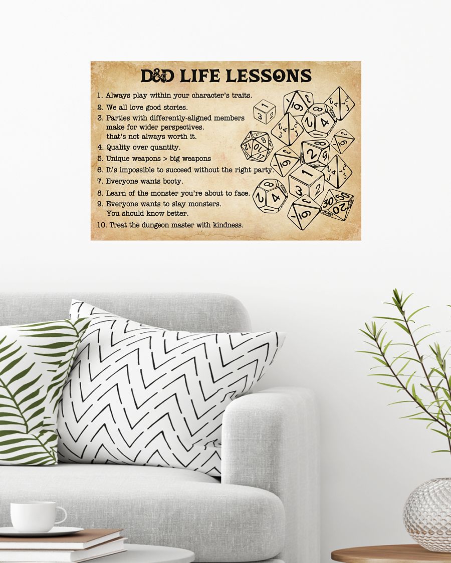 DD life lessons custom name poster 1