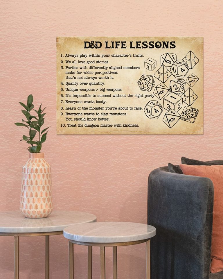 DD life lessons custom name poster 2