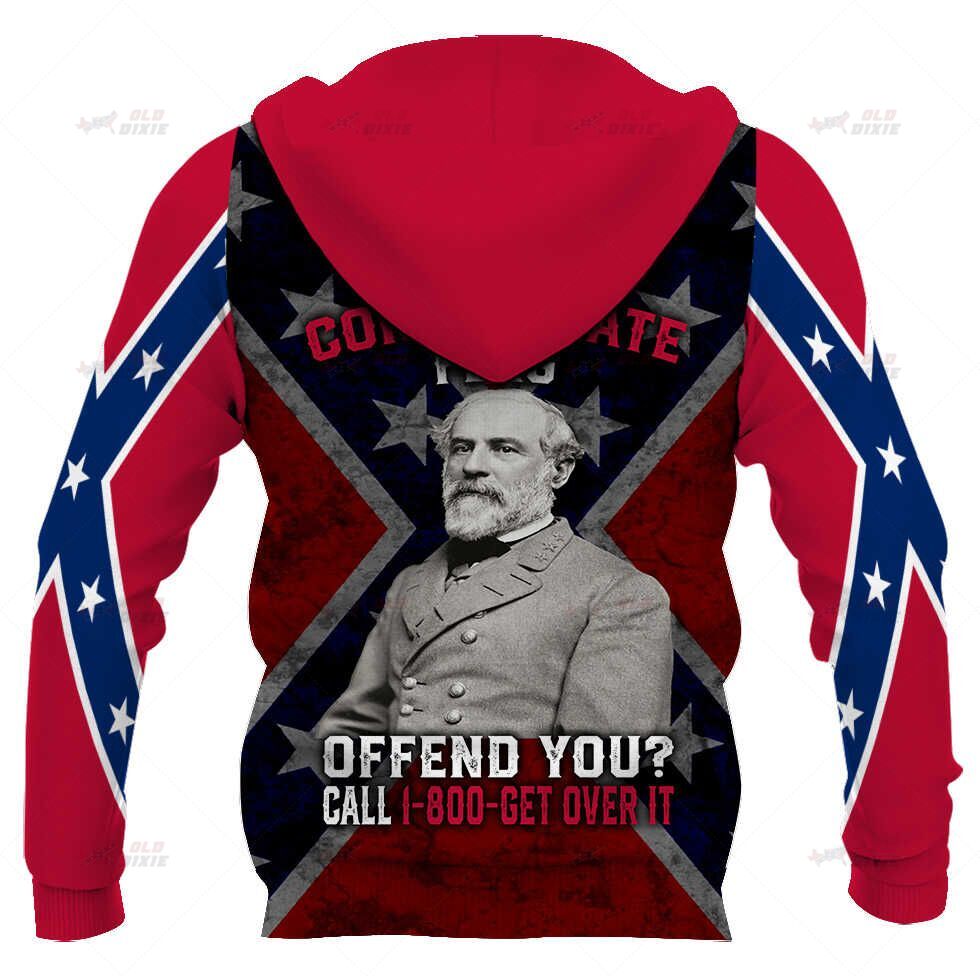 Does my confederate flag offend you 3d hoodie 1
