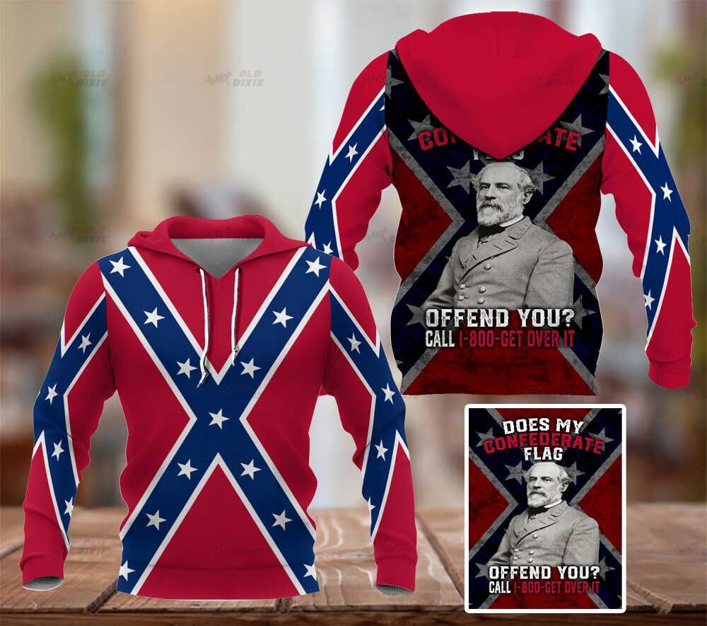 Does my confederate flag offend you 3d hoodie