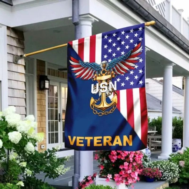 Eagle United states navy American veteran flag