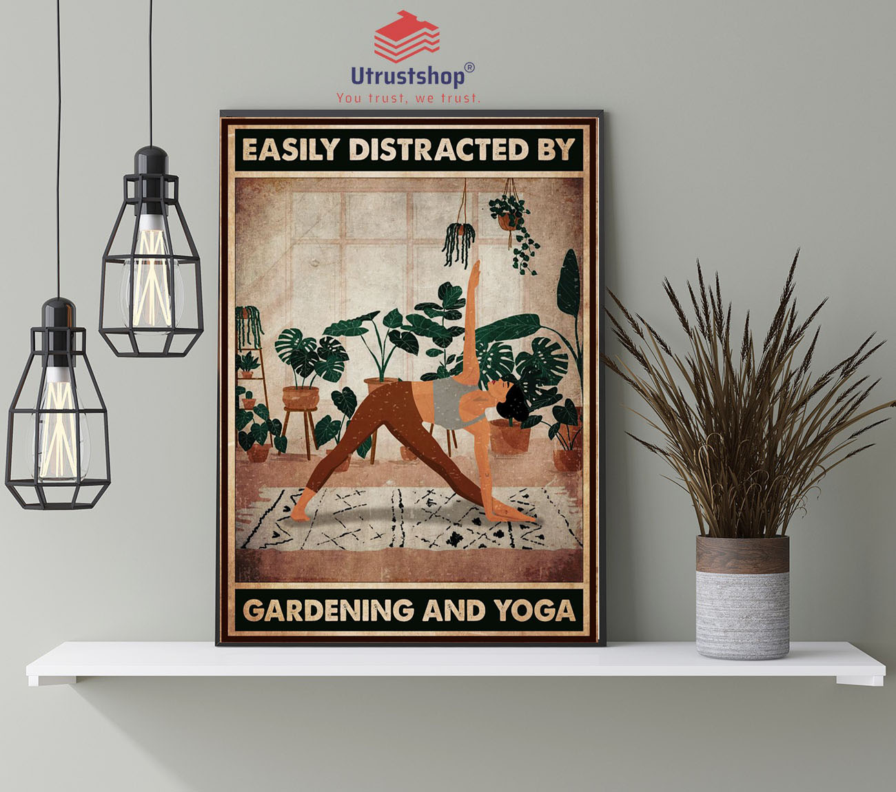 Easily distracted by gardening and yoga poster4