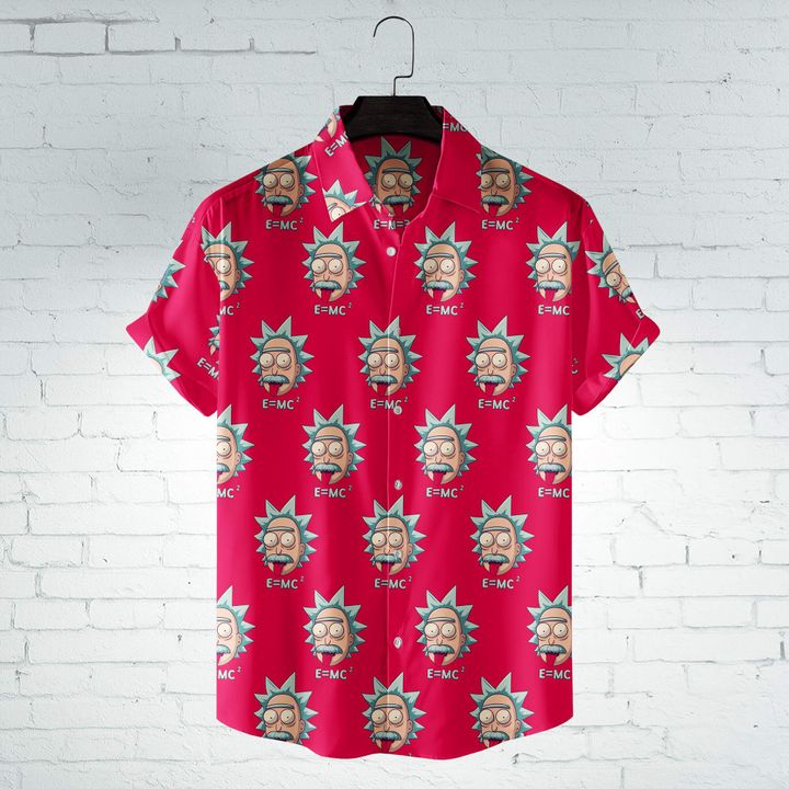 Einstein Emc2 Hawaiian shirt Copy