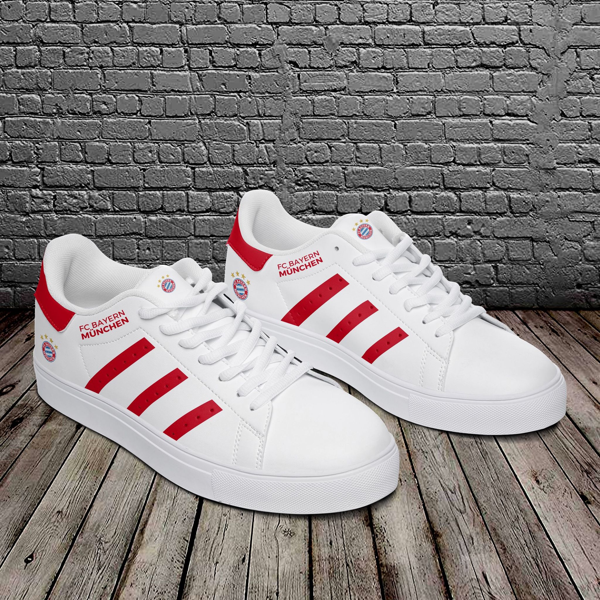 FC Bayern Muchen stan smith low top shoes 2.1