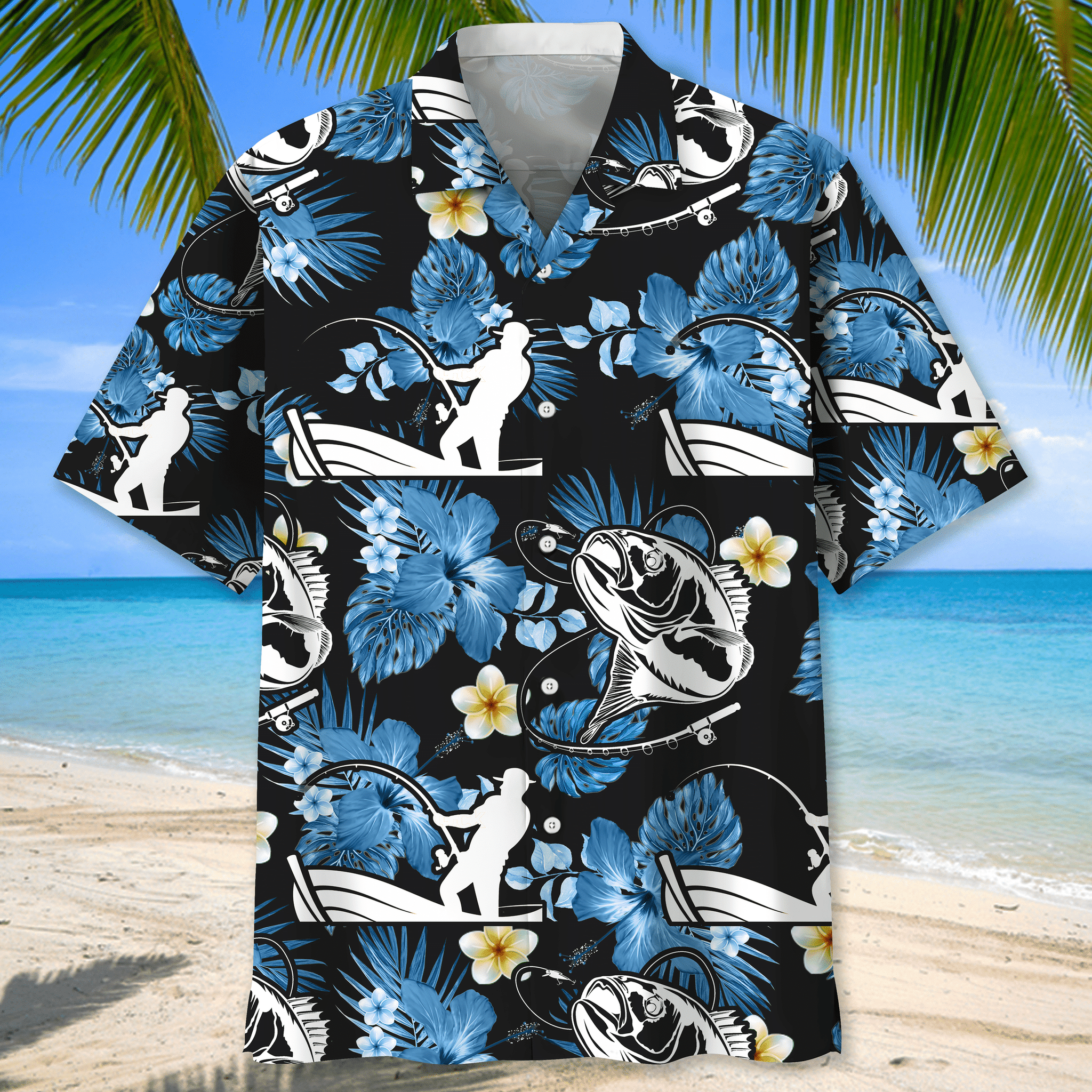 Fishing nature Hawaiian shirt 1