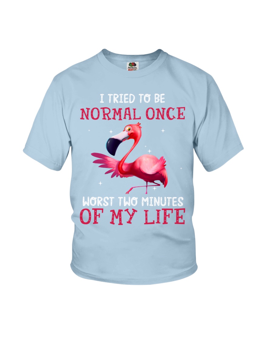 Flamingo I Tried To Be Normal Once Worst Two Minutes Of My Life Shirt9