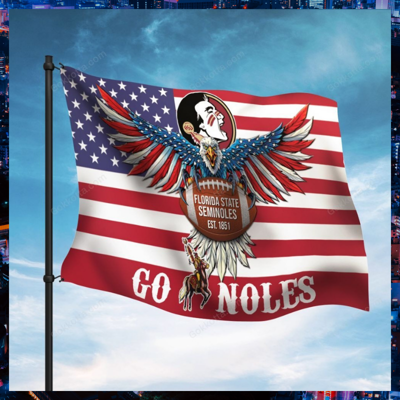 Florida state seminoles go noles flag 1