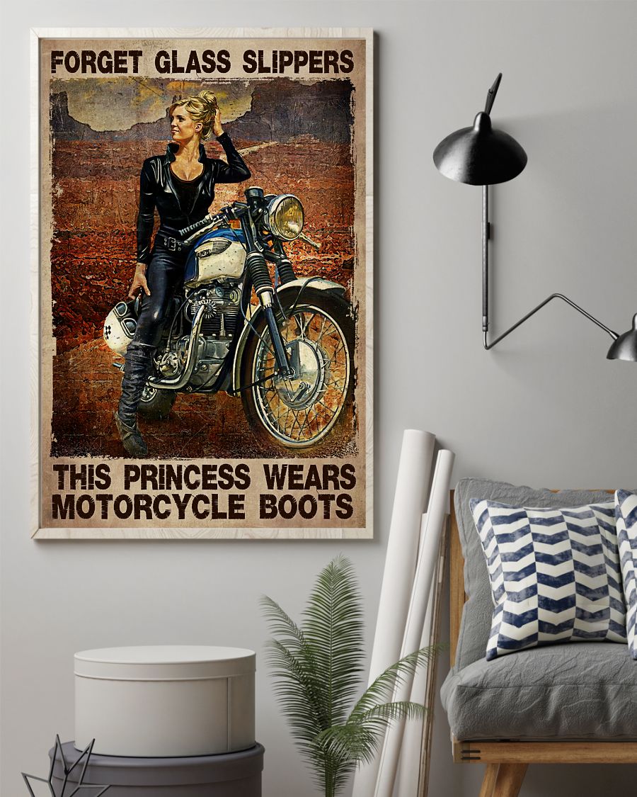 Forget glass slippers this princess wears motorcycle boots poster 1
