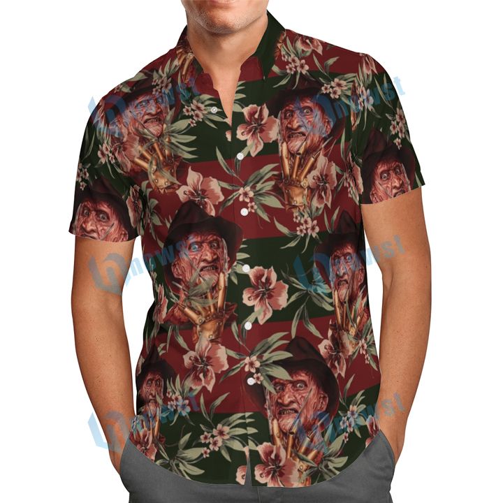 Freddy Krueger Hawaii shirt and short 1