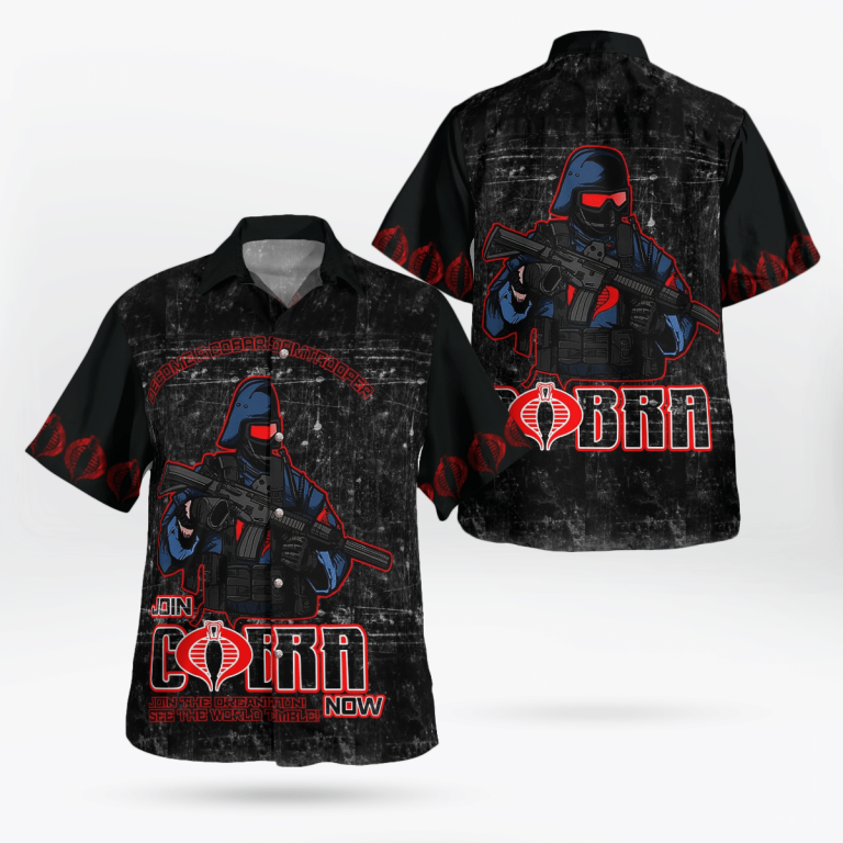 GI Joe Cobra now Hawaiian shirt