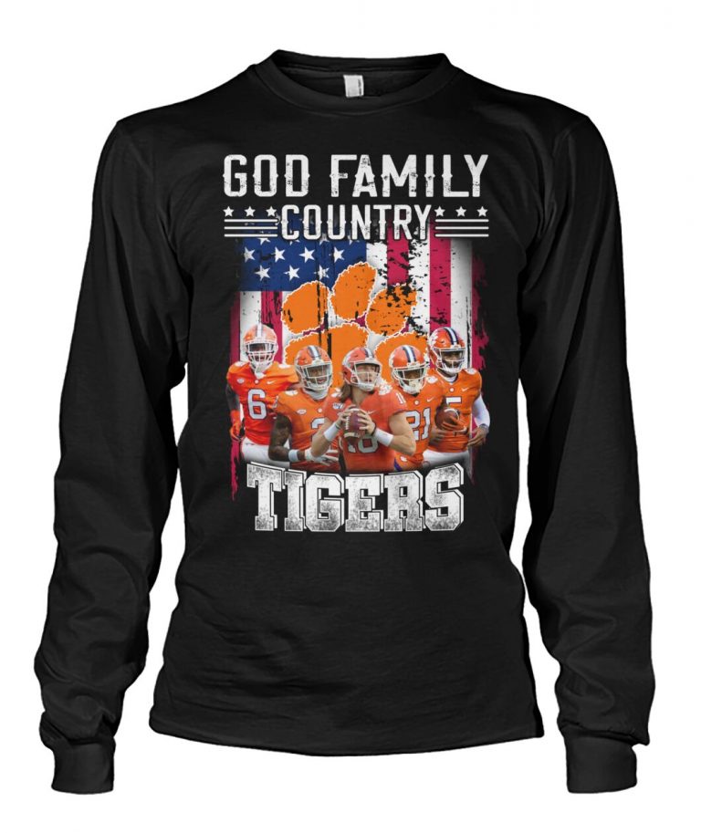 God family country Tigers Clemsion Tide 3d hoodie and shirt 3