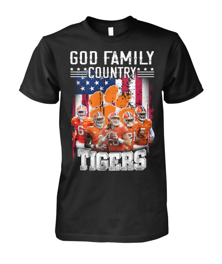 God family country Tigers Clemsion Tide 3d hoodie and shirt