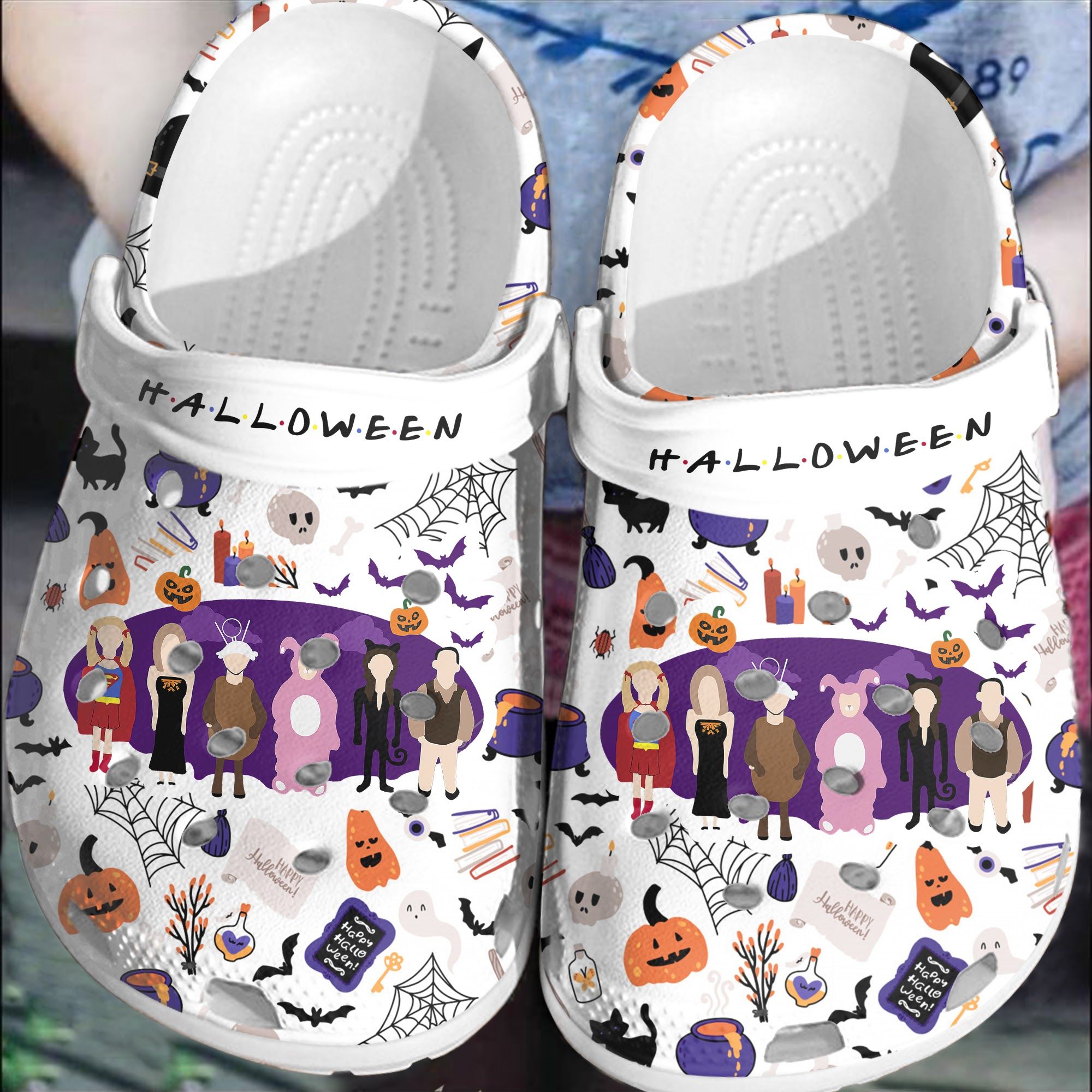 Halloween Characters clog crocband shoes