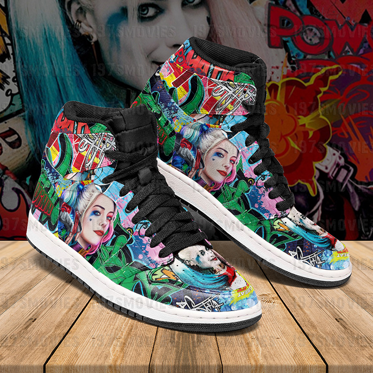 Harley Quinn JD Sneakers Custom Shoes1